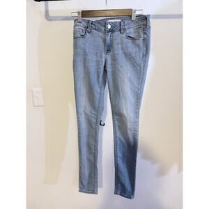 Bullhead Denim Co Blue Low Rise Skinniest Jeans Size 26